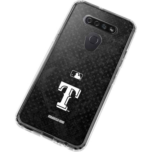 MLB Texas Rangers Jays Dark Wash LG K51/Q51 Clear Case