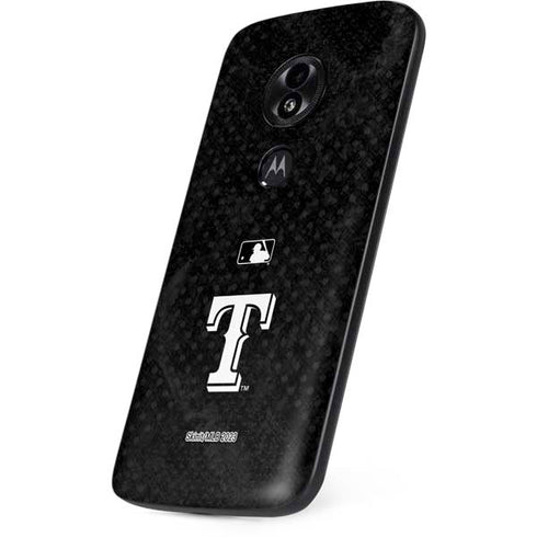 MLB Texas Rangers Jays Dark Wash Moto E5 Play Skin