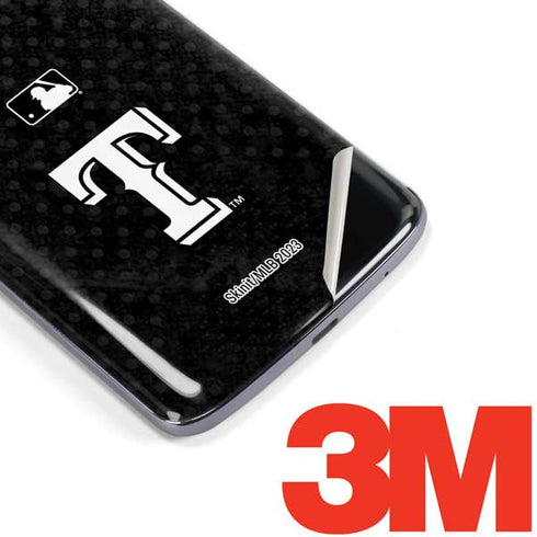 MLB Texas Rangers Jays Dark Wash Moto E5 Plus Skin