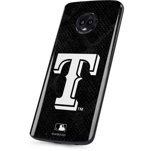 MLB Texas Rangers Jays Dark Wash Moto G6 Skin