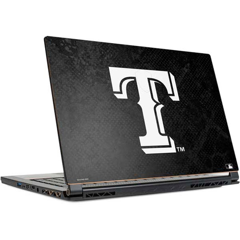 MLB Texas Rangers Jays Dark Wash MSI GS65 Stealth Laptop Skin