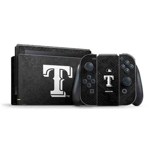 MLB Texas Rangers Jays Dark Wash Nintendo Switch Bundle Skin