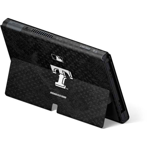 MLB Texas Rangers Jays Dark Wash Nintendo Switch OLED (2021) Skin