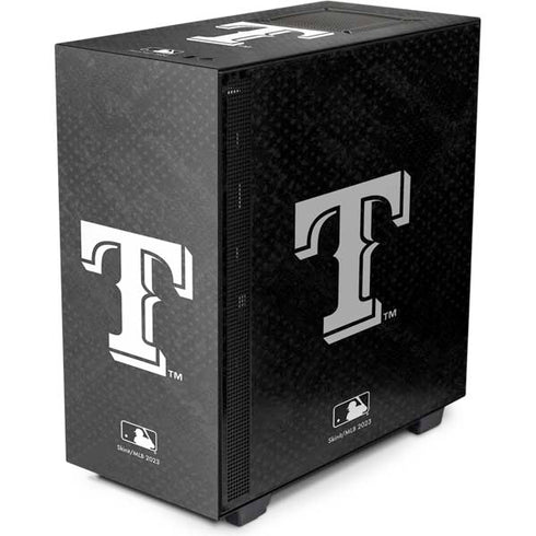 MLB Texas Rangers Jays Dark Wash NZXT H510 Compact ATX Mid-Tower Case Skin