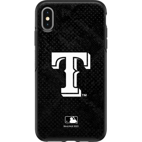MLB Texas Rangers Jays Dark Wash Otterbox Symmetry iPhone Skin