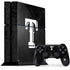 MLB Texas Rangers Jays Dark Wash PS4 Console and Controller Bundle Skin