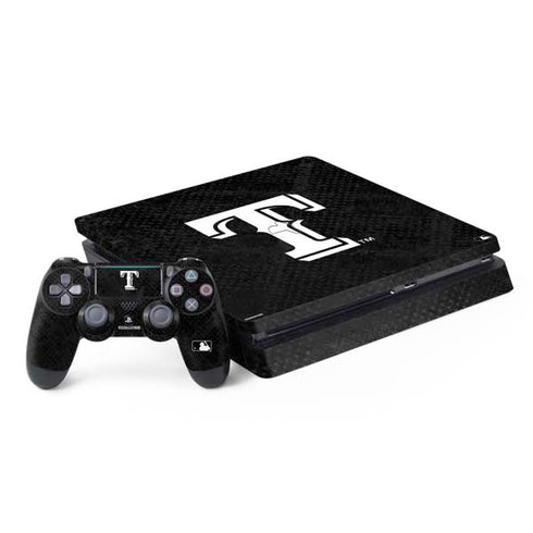 MLB Texas Rangers Jays Dark Wash PS4 Slim Bundle Skin