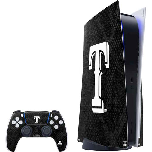 MLB Texas Rangers Jays Dark Wash PS5 Bundle Skin