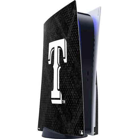MLB Texas Rangers Jays Dark Wash PS5 Console Skin