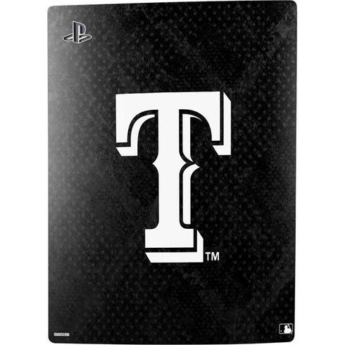 MLB Texas Rangers Jays Dark Wash PS5 Console Skin