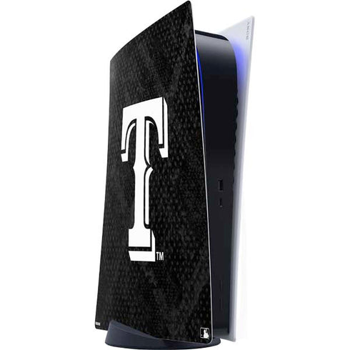 MLB Texas Rangers Jays Dark Wash PS5 Digital Edition Console Skin