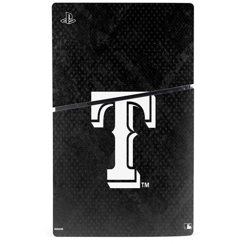MLB Texas Rangers Jays Dark Wash PS5 Slim Disk Bundle Skin