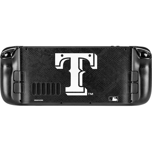 MLB Texas Rangers Jays Dark Wash Steam Deck Handheld Gaming Computer Skin