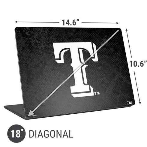 MLB Texas Rangers Jays Dark Wash Universal Laptop 18in (14.6 x 10.6in) Skin