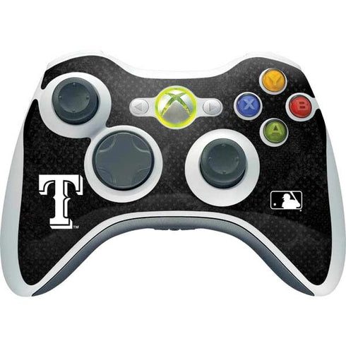 MLB Texas Rangers Jays Dark Wash Xbox 360 Wireless Controller Skin