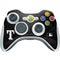 MLB Texas Rangers Jays Dark Wash Xbox 360 Wireless Controller Skin