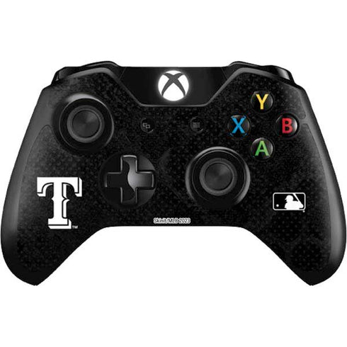 MLB Texas Rangers Jays Dark Wash Xbox One Controller Skin