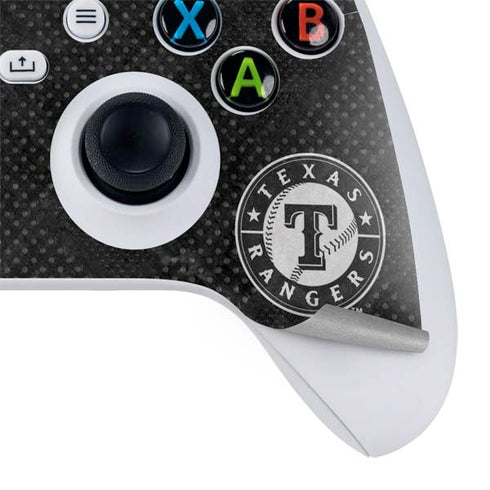 MLB Texas Rangers Jays Dark Wash Xbox Series S Controller Skin