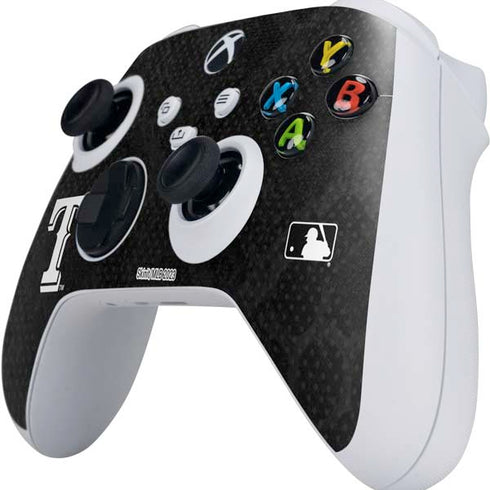 MLB Texas Rangers Jays Dark Wash Xbox Series S Controller Skin