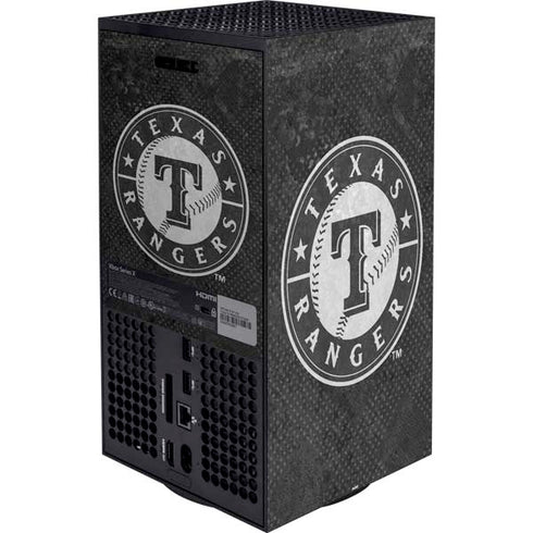 MLB Texas Rangers Jays Dark Wash Xbox Series X Bundle Skin
