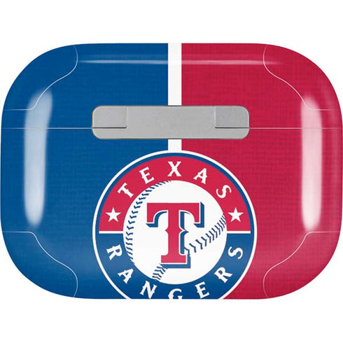 MLB Texas Rangers Split AirPods Pro 2nd Gen Skin