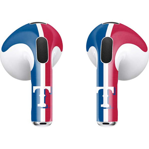 MLB Texas Rangers Split Apple AirPods (3rd Gen 2021) Skin
