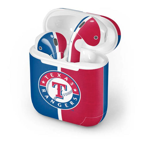MLB Texas Rangers Split Apple AirPods Skin