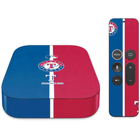 MLB Texas Rangers Split Apple TV Skin