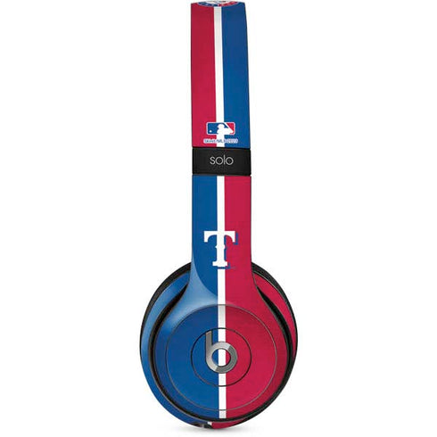 MLB Texas Rangers Split Beats Solo 2 Wired Skin