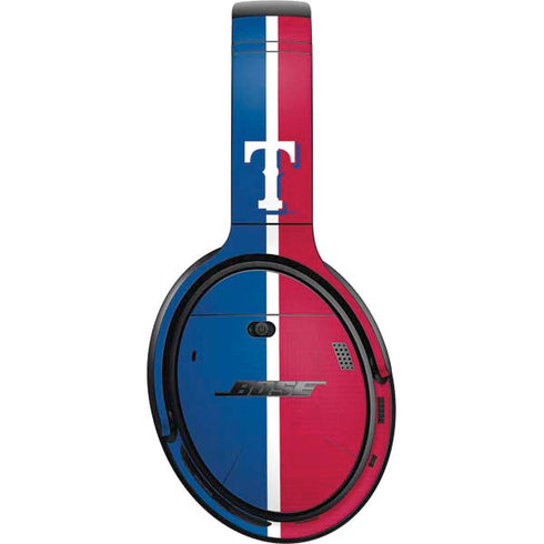 MLB Texas Rangers Split Bose QuietComfort 35 II Headphones Skin