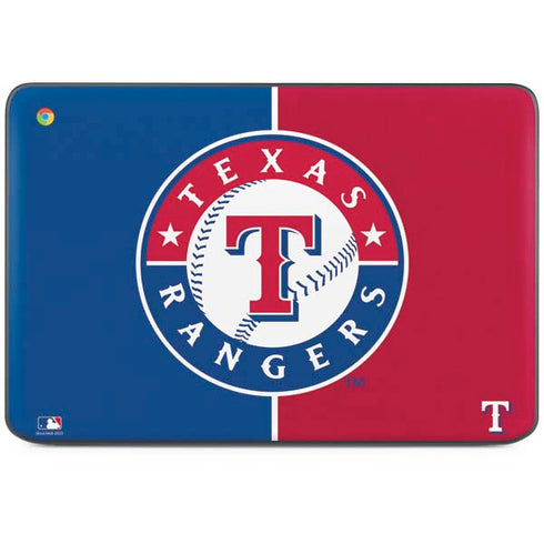 MLB Texas Rangers Split HP Chromebook Skin