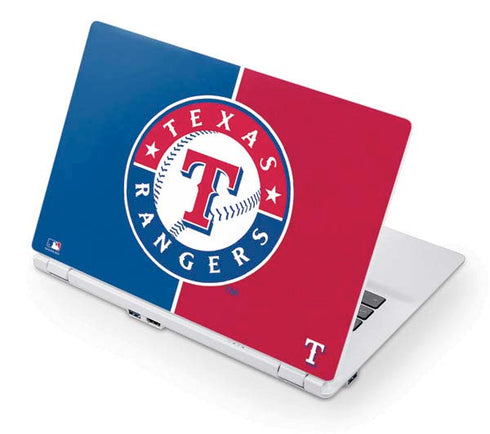 MLB Texas Rangers Split Acer Chromebook Skin
