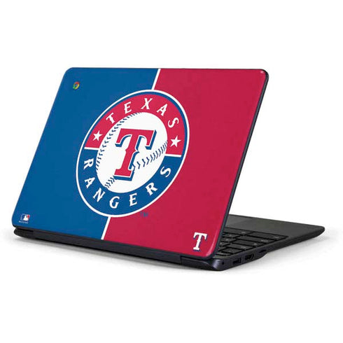 MLB Texas Rangers Split Samsung Chromebook Skin