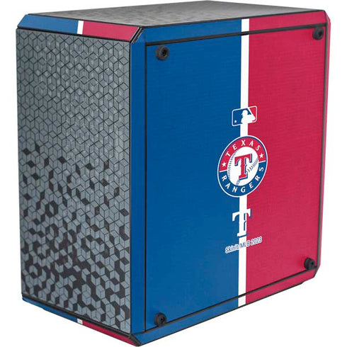 MLB Texas Rangers Split Cooler Master MasterBox Q300L Mini Tower Skin
