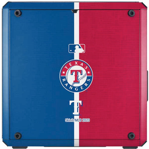 MLB Texas Rangers Split Cooler Master MasterBox Q300L Mini Tower Skin