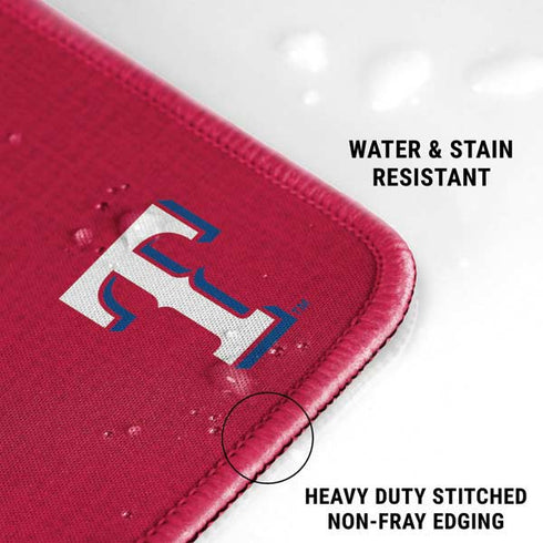 MLB Texas Rangers Split Gaming Mouse Pad