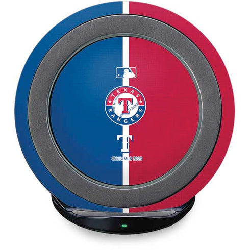 MLB Texas Rangers Split Fast Charge Wireless Charging Stand Skin
