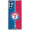 MLB Texas Rangers Split Galaxy A13 5G Clear Case