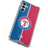 MLB Texas Rangers Split Galaxy A13 5G Clear Case