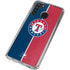 MLB Texas Rangers Split Galaxy A21 Clear Case