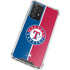 MLB Texas Rangers Split Galaxy A52 5G Clear Case