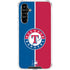 MLB Texas Rangers Split Galaxy A54 5G Clear Case