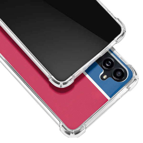 MLB Texas Rangers Split Galaxy A54 5G Clear Case
