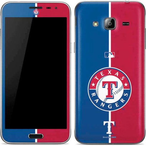 MLB Texas Rangers Split Galaxy J3 Skin