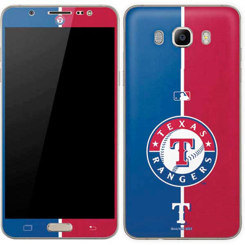 MLB Texas Rangers Split Galaxy J7 Skin