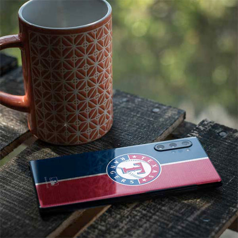 MLB Texas Rangers Split Galaxy Note 10 Plus Skin