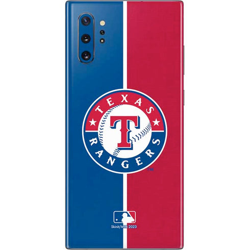 MLB Texas Rangers Split Galaxy Note 10 Plus Skin