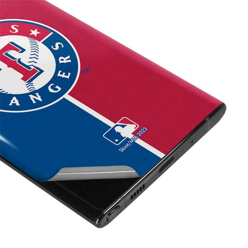 MLB Texas Rangers Split Galaxy Note 10 Plus Skin
