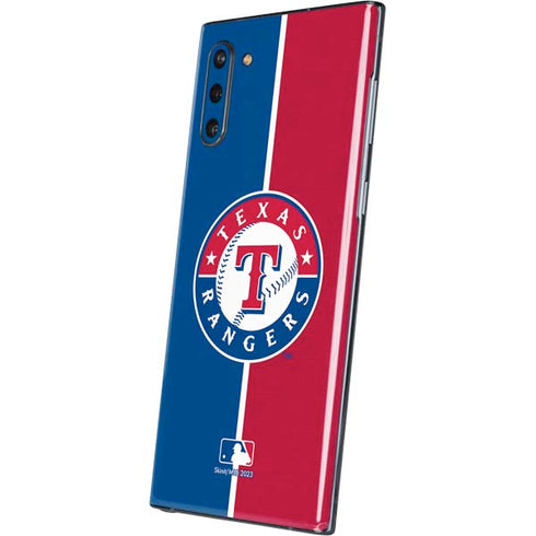 MLB Texas Rangers Split Galaxy Note 10 Skin