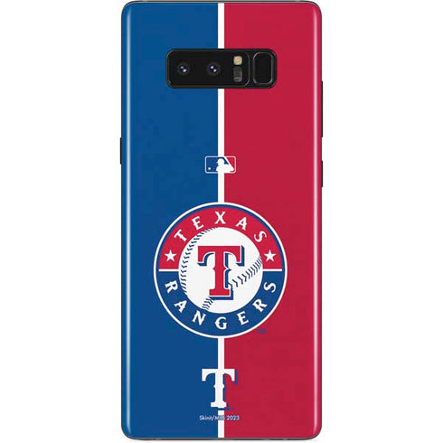 MLB Texas Rangers Split Galaxy Note 8 Skin